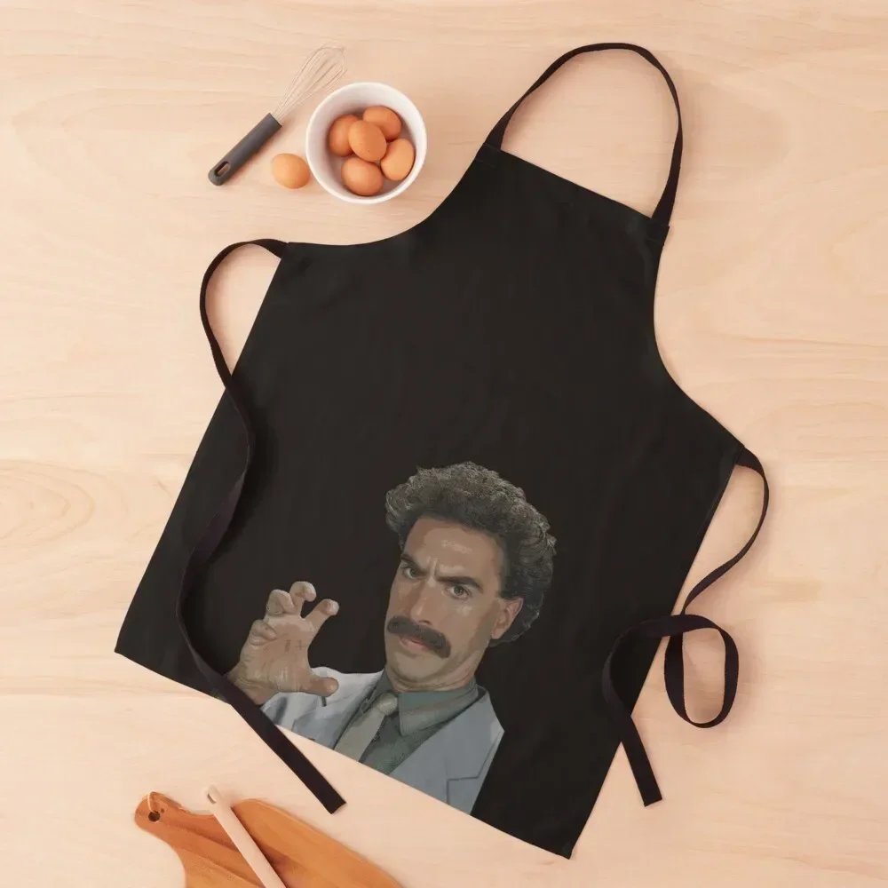 

Give it to me - Borat Apron professional hairdressing Trim Cloth Barista Apron