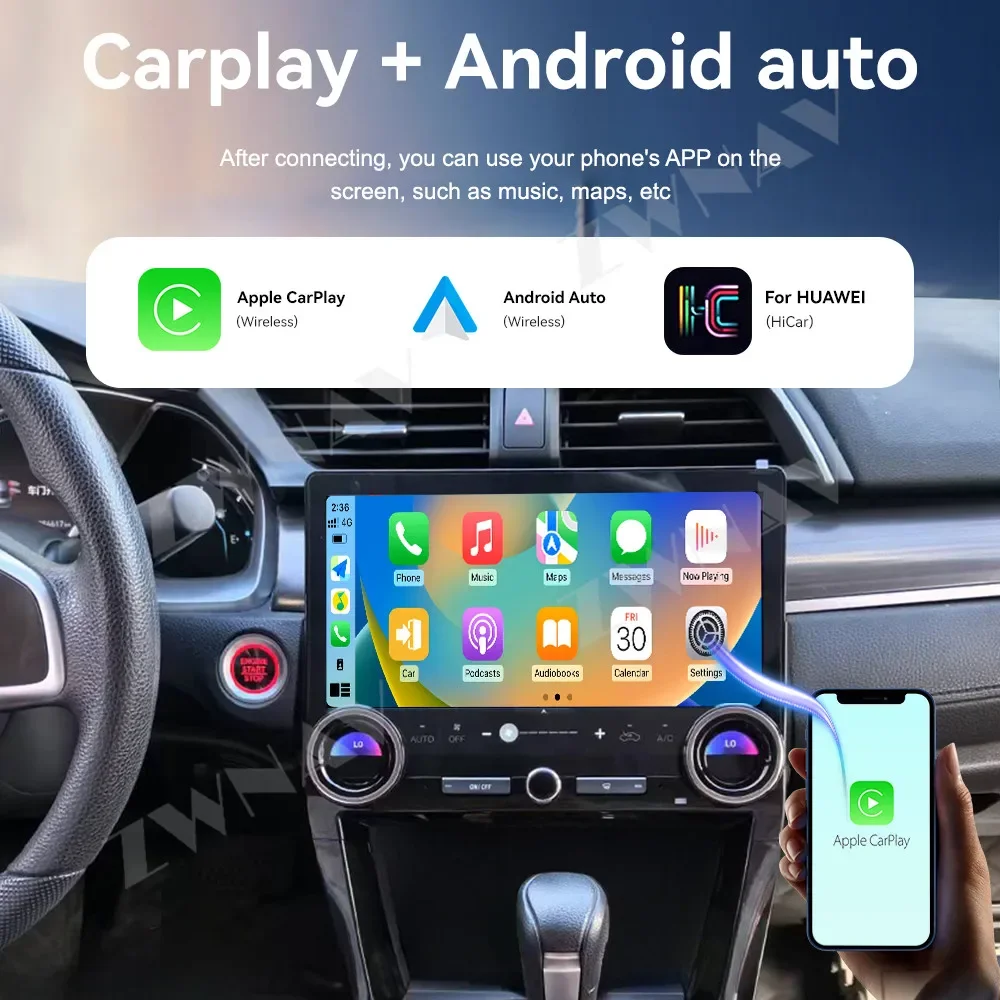 ZWNAV 11.5" Carplay for  2016-2021 Car Radio  Navigation Multimedia Video Player Display Screen Auto Electronics view 4