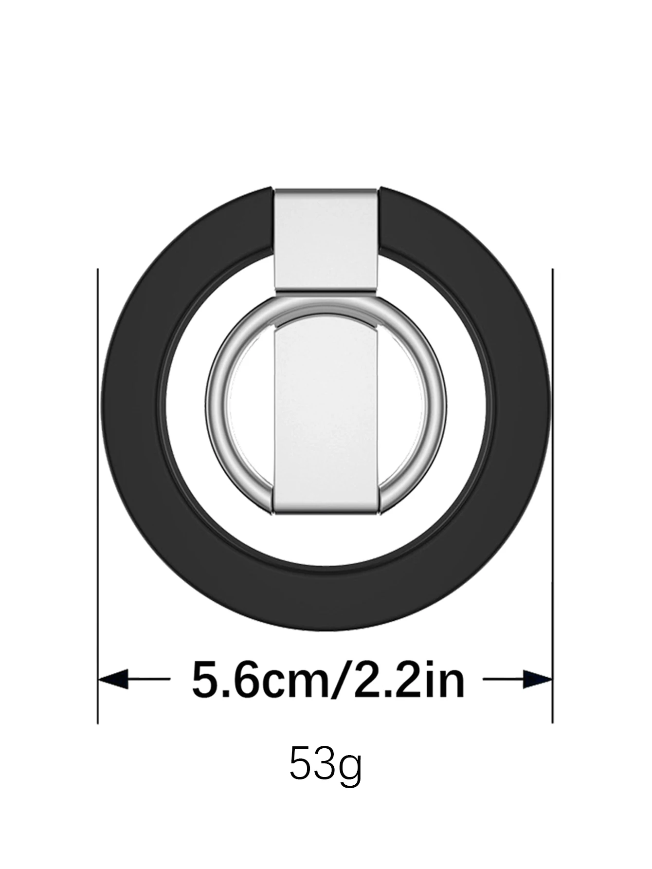 Für magnetischen Fingerschließe, 3 Abschnitte, schimmerndes Pulver, Einfachheit, Saugnapf, 1 Stück, ultraleicht und ultradünn, starke Saugkraft, Rotation – Detail 18