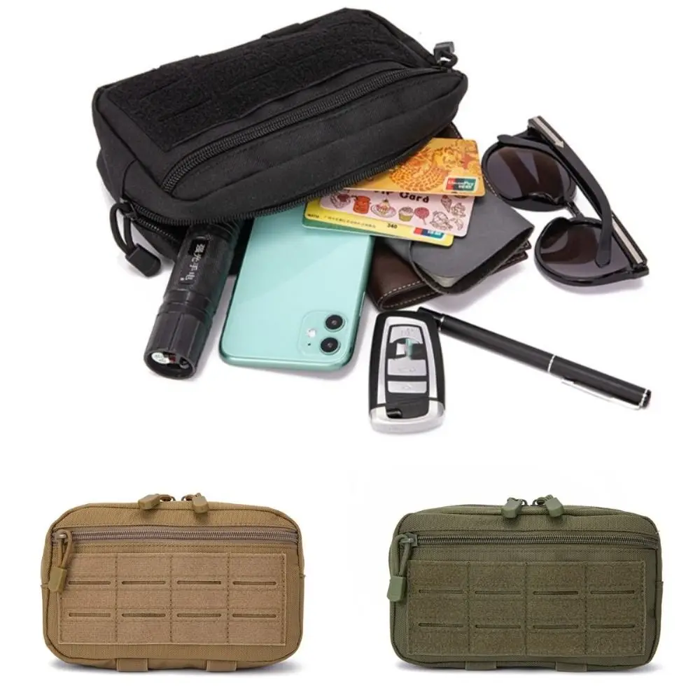 

Durable Nylon Men Molle Pouch Multifunctional Portable Magazine Bag Tool Pouch Hanging Waist Bag Waist Pack Hiking