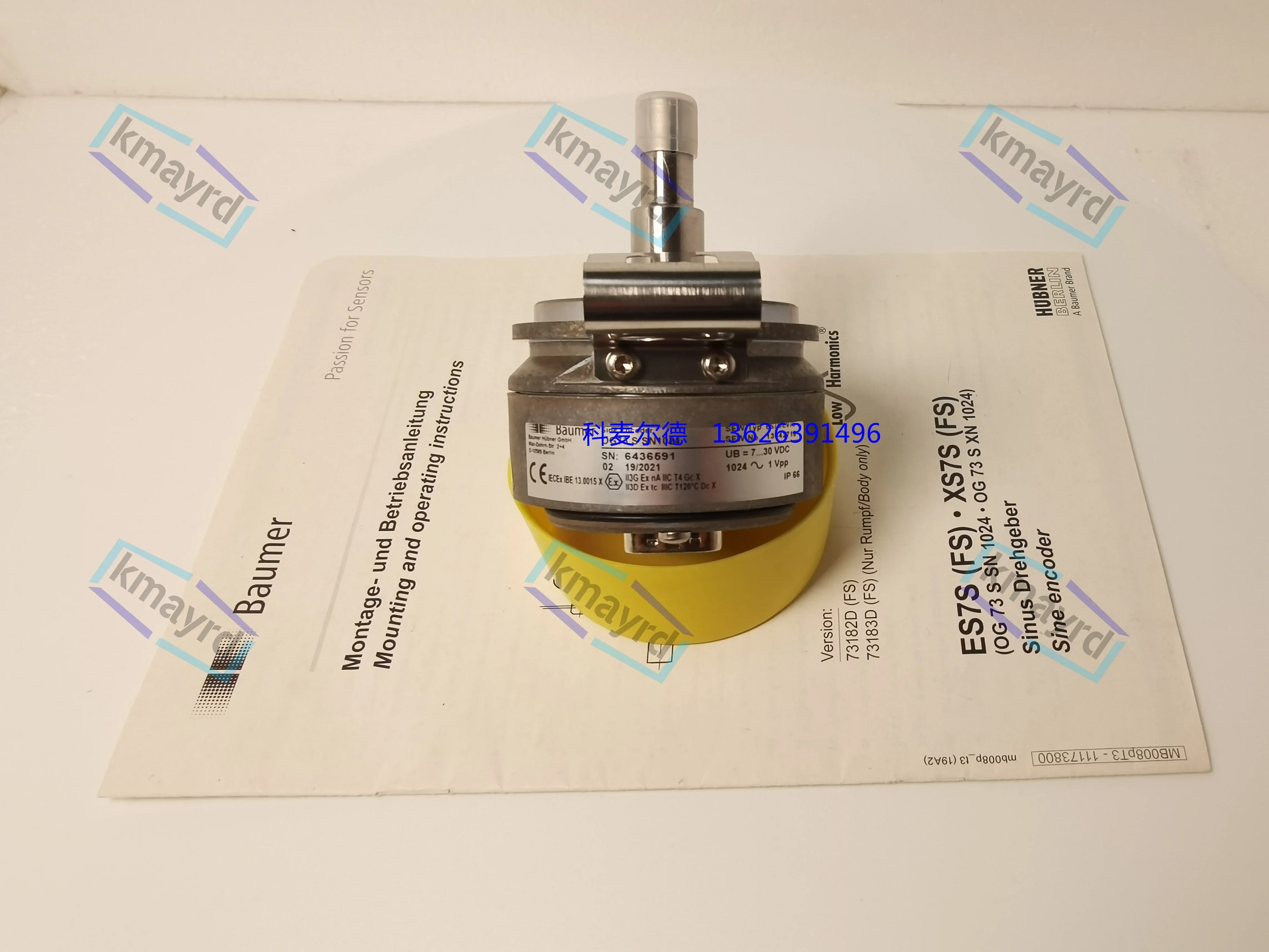 2026 Baumer OG73 S SN1024 Baumer/SEW Encoder ES7S/EV7S OG73SSN1024 Negotiation