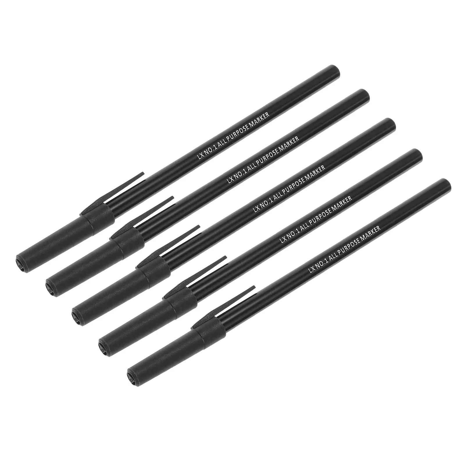 

5 шт., ручка для этикеток для сухой чистки, маркер для стирки, моющийся перманентный тонкий наконечник, черные чернила, гладкое письмо, многоцелевой инструмент для маркировки