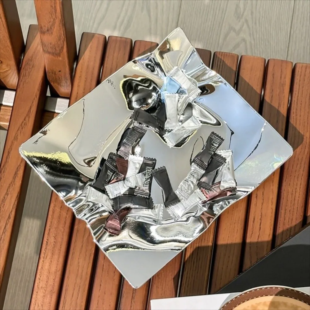 

Nordic Irregular Jewelry Storage Tray Ornaments Creative Design ABS Fruit Plate Space Saving High-end Necklaces Display Props