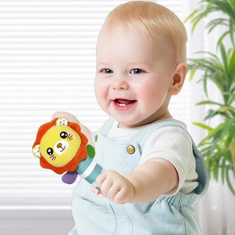 Kleinkinds pielzeug sensorisches Spielzeug für Babys Bauchs pielzeug für Babys mit eingebauter Glocke Neugeborenes Geschenk mit Handkurbel Design für 0-1 Jahr