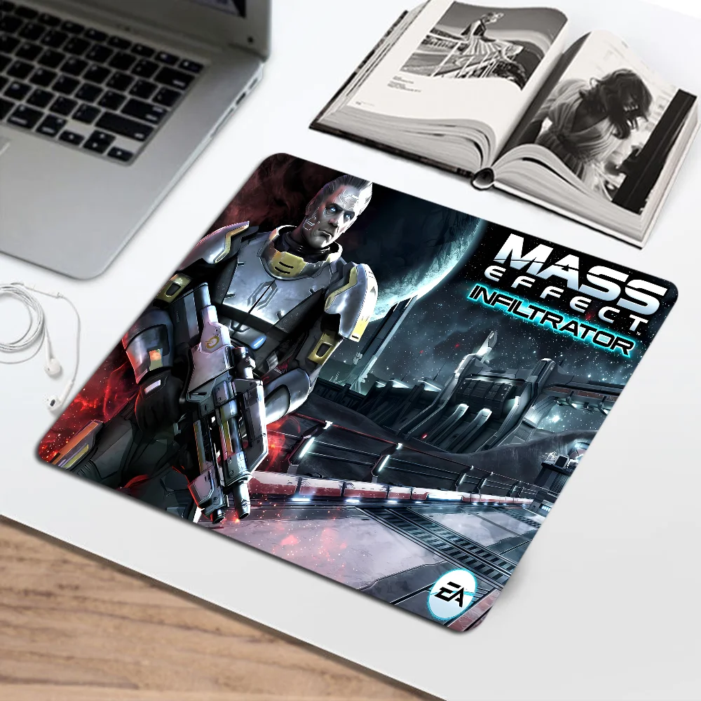 Mass Effect Gamer Mousepad Anti-Slip Gaming Mouse Pad Gamer Desk Mat Keyboard Pad Decoration Mause Pad Office Desk Accessories