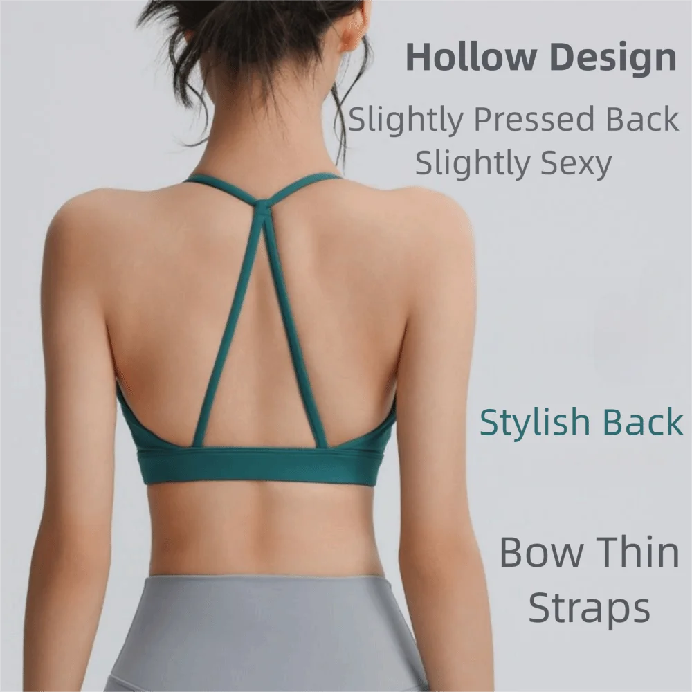 حمالة صدر رياضية نسائية بدون خياطة من Beauty Back قابلة للتنفس مع وسادة صدر، ملابس يوجا عصرية قابلة لإعادة الاستخدام، حمالة صدر مريحة للياقة البدنية وصالة الألعاب الرياضية