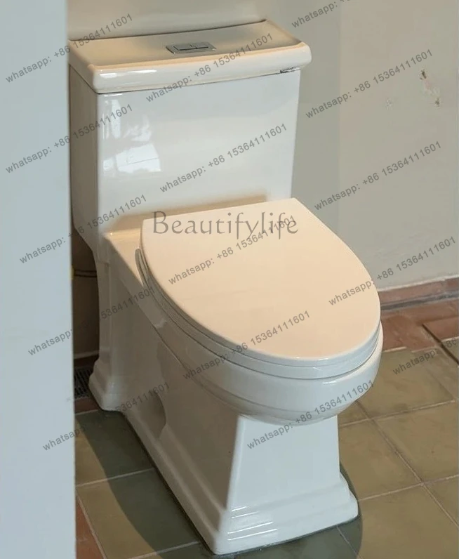 Ceramic toilet integrated toilet household bathroom silent toilet siphon deodorant designer model