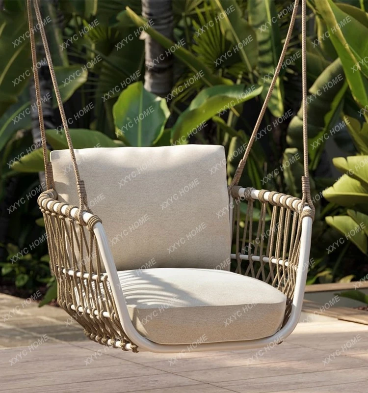 Outdoor Swing Glider Hanging Basket, Indoor Quarto Cadeira dupla, Leisure Balcony Home B & B Quintal