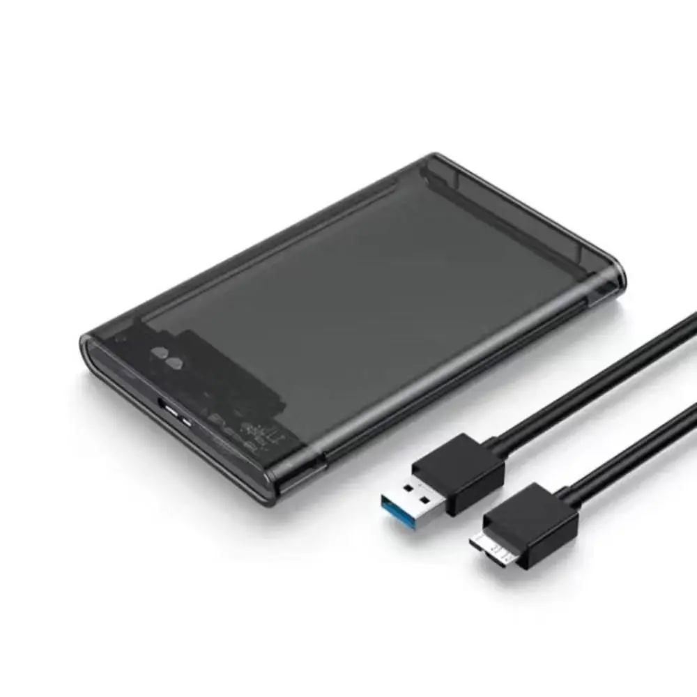 Kotak Hard Drive Perlindungan Solid State Drive USB 3.0 Seluler 2.5 Inci Casing HDD Kotak Penyimpanan Hard Disk Casing Drive Hard Disk