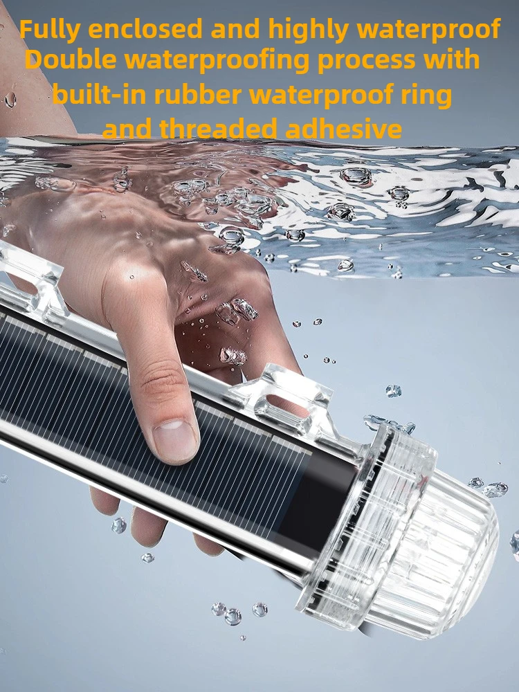 Solar Warning Light Waterproof Marine Navigation Signal Fishing Net Fishing Net Label Light Flash LED High Quality Accessories