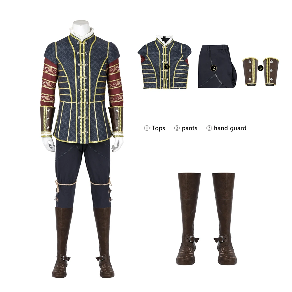 

Высококачественный костюм для косплея бальдур Рафаэль, игра BG 3, косплей, Рафаэль, полный комплект и индивидуальные предметы продаются по индивидуальному размеру