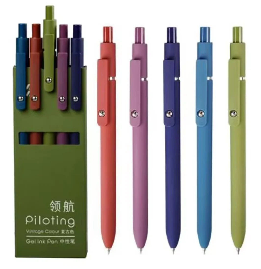 الطيار موراندي أقلام جل ملونة لمسة ناعمة سريعة الجافة السلس 0.5 مللي متر حبر قلم للرجال لطلاب المدارس الكتابة لوازم مكتبية