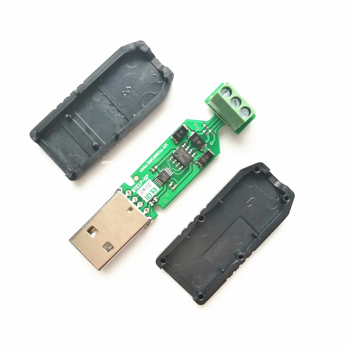 CH340E MSOP10 USB to RS485 Module with TVS and FUSE Protection