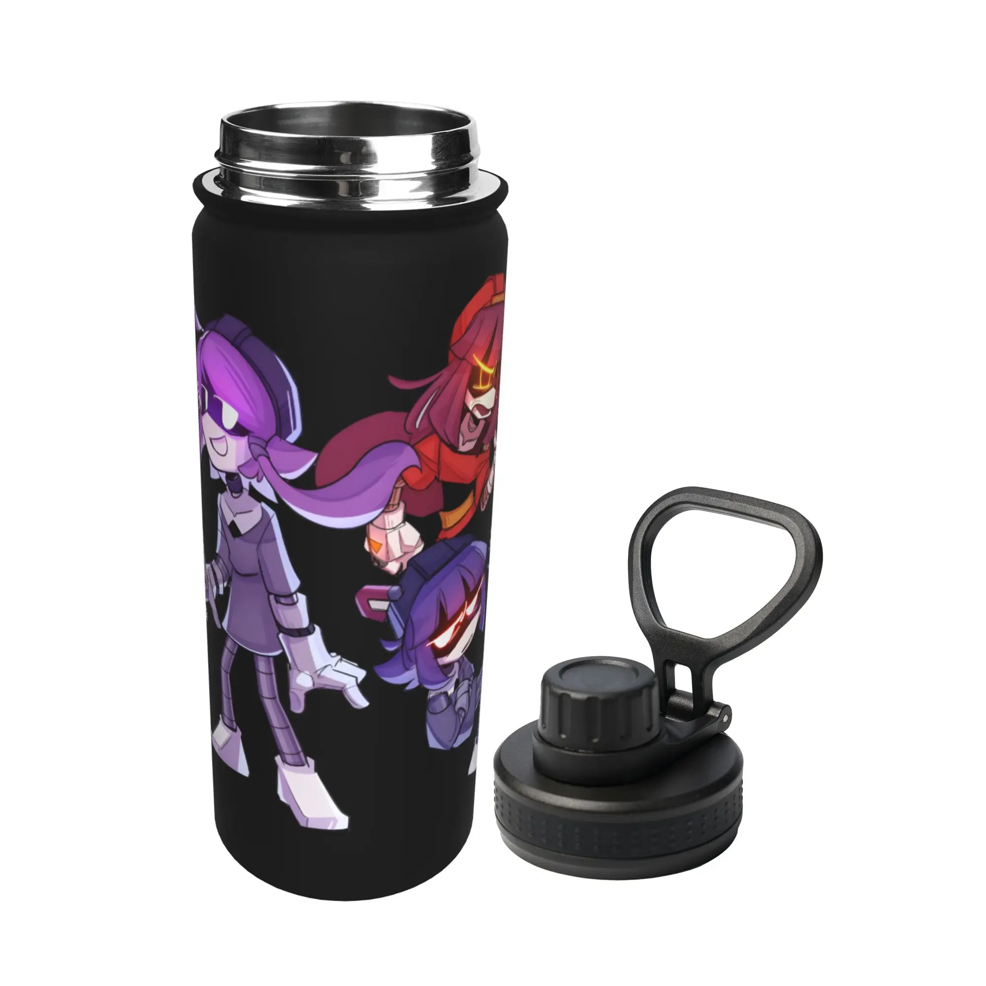 Uzi Doorman Murders Drones 18OZ Sports Insulated Kettle  Coffee Cups Stainless Steel Double Wall Mug Water Bottle