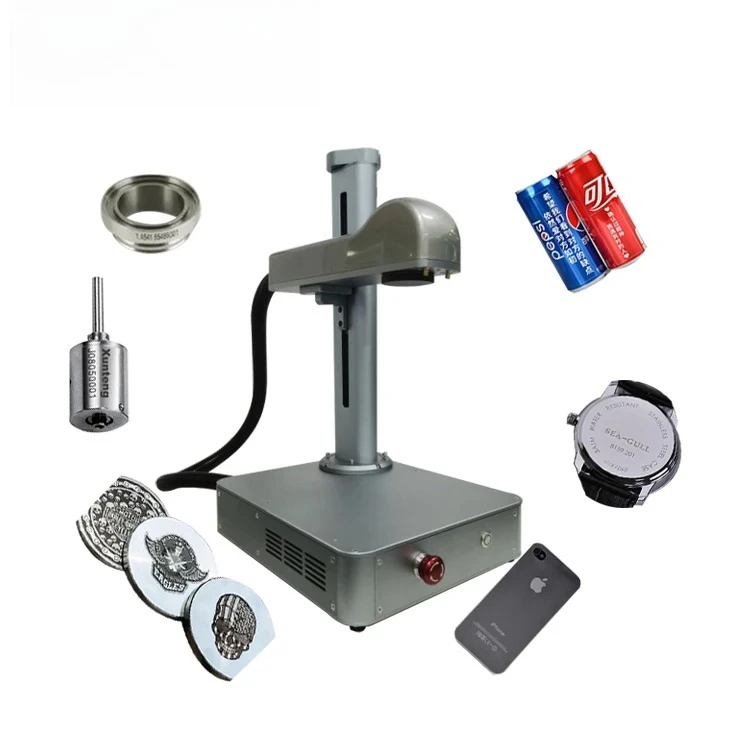 

Customized New Desktop 20W Mini Por Jewelry Metal Fiber Marking Engraving Printing Machine