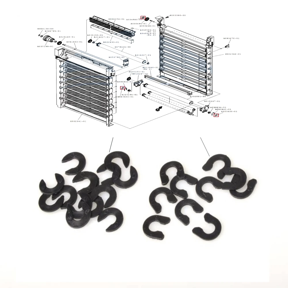20pcs A004980-01 A004980  E4 C-Ring  For Noritsu QSS 32 37 38 Digital Minilab