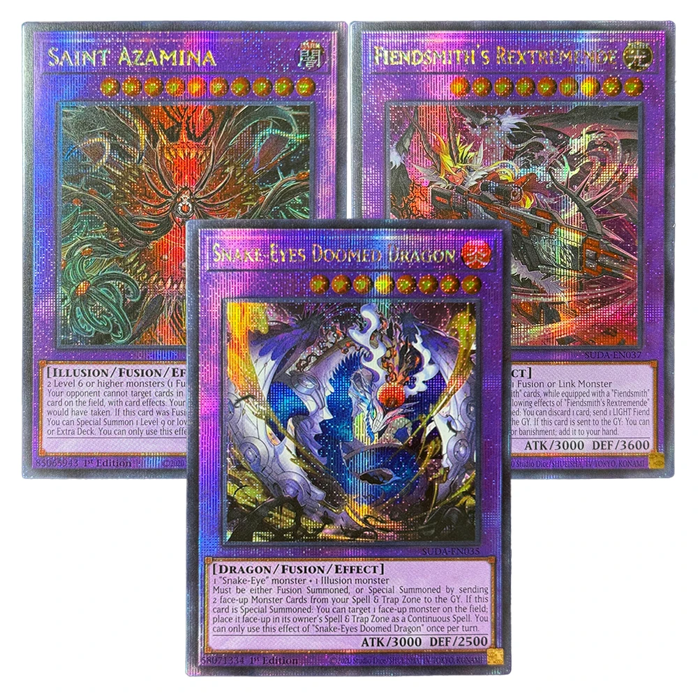 

Карты YuGiOh-QCScR Секретная четверть века Редкая высшая темнота Святая азия Змеиные глаза Допит Дракон Змеиные глаза Домированный дракон