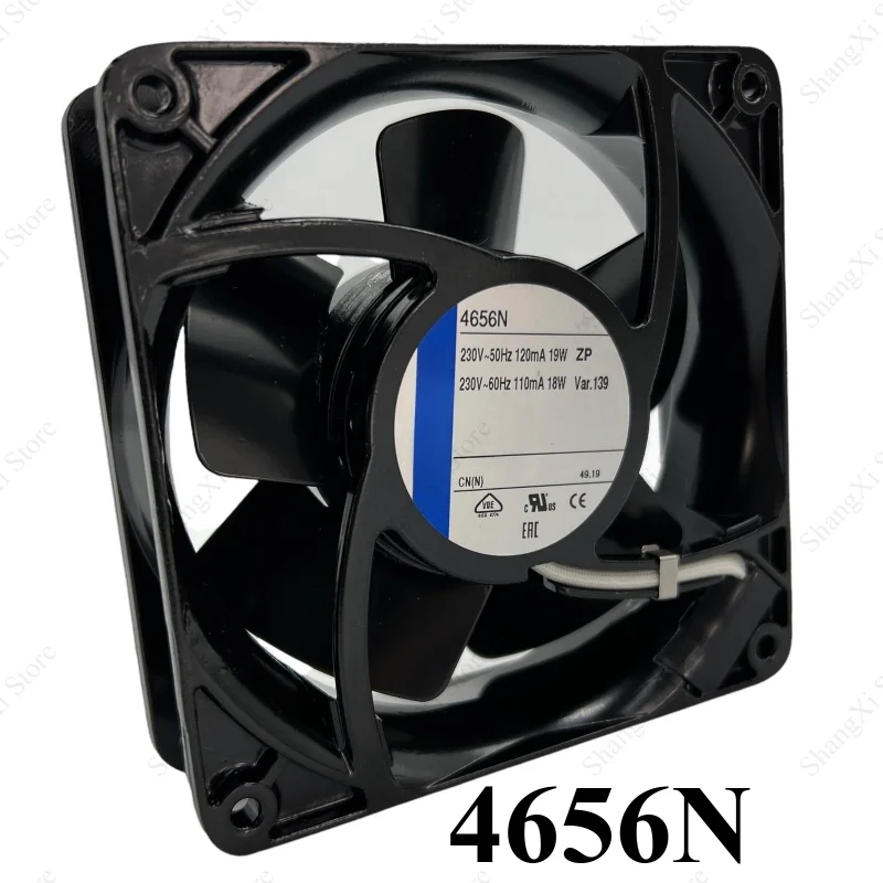 1PC Brand New 4656N Axial Fan 230V 19/18W 120/115mA 120*120*38mm Cabinet Cooling Fan Fast Delivery