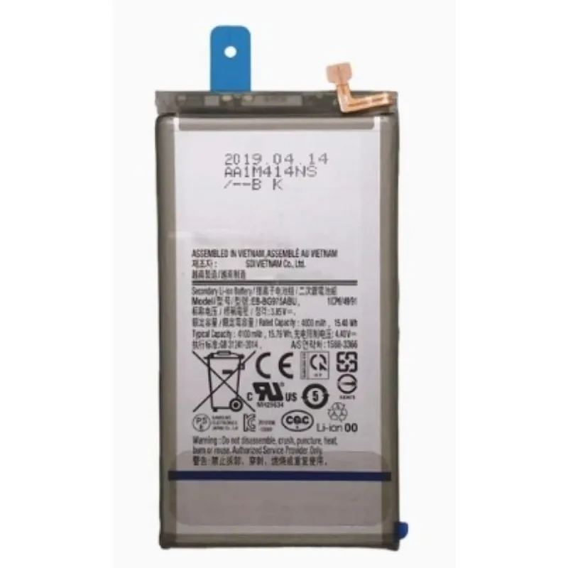 1pcs BG975ABA Replacement Battery for Samsung Galaxy S10 S10 E SM-G9750 G975F G975U G975W G9750 3.85V 4100mAh with Tool