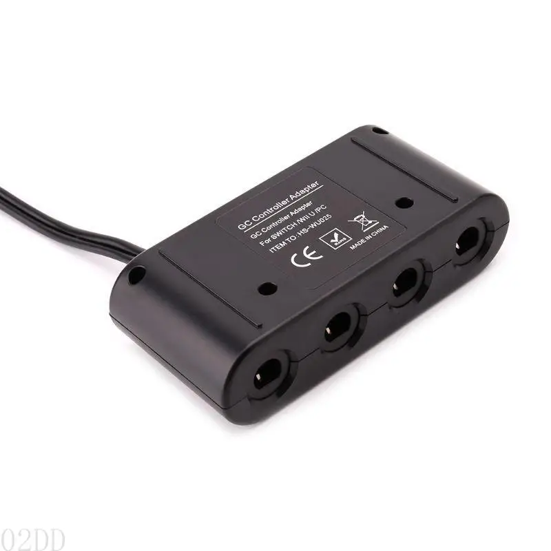 02dd Practical 4 Ports Converter voor Gamecube -controller USB -adapter voor Switch