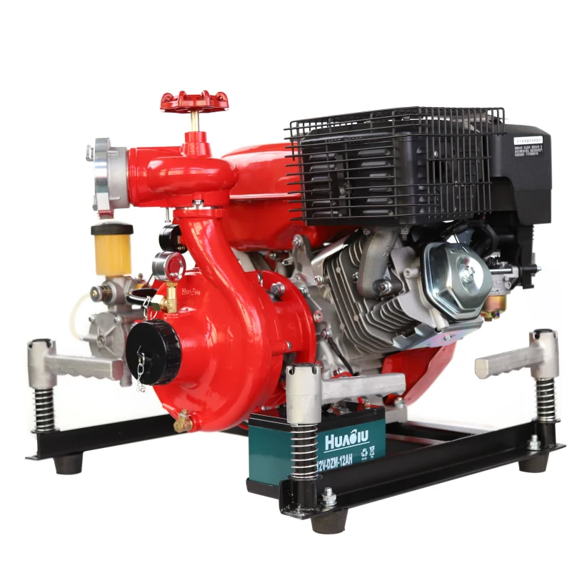 Quality fire truck equipment 13 hp Lifan gasoline engine portable fire fighting centrifugal water pump