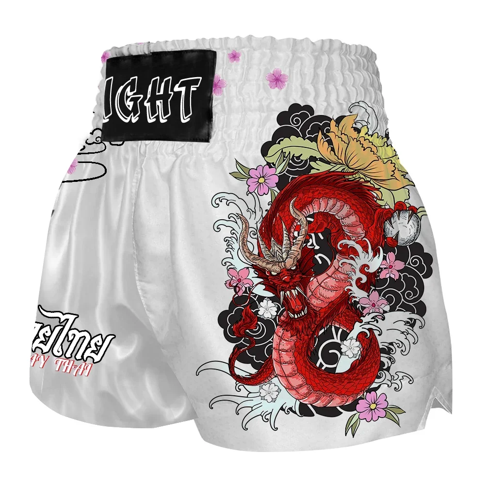 Muay Thai shorts, combat Taekwondo MMA, men\'s and women\'s children\'s printed shorts, Sanda martial arts boxing training equipmen