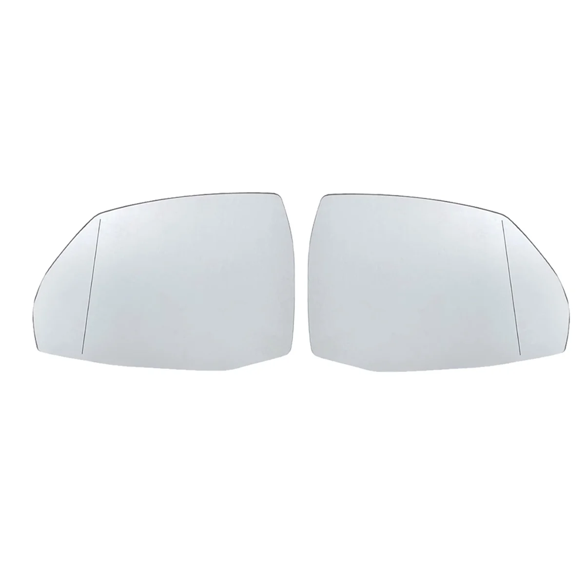 

1Pair Car Front Heated Rear View Mirror Lens Glass for Audi Q5 2015-2017 Q7 2017-2021 4M0857535