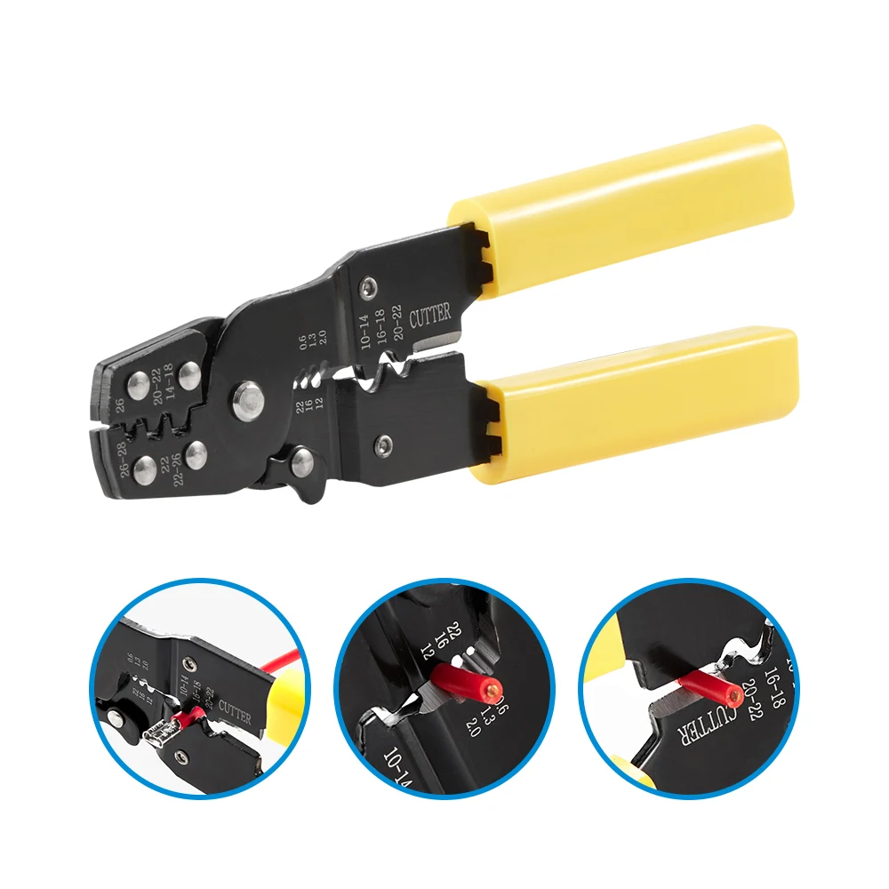 Wire Stripper Tools Multitool Plier Crimper Cable Cutter Multifunctional Stripping Tool Crimping Pliers Terminal