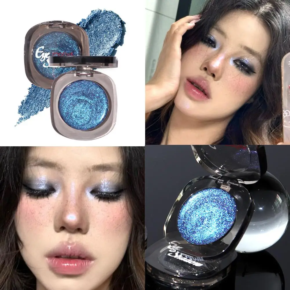 Enkele paarse Starlight oogschaduw Shimmer Smoky Glitter parelmoer glanzende cosmetica make-up markeerstift G1J3