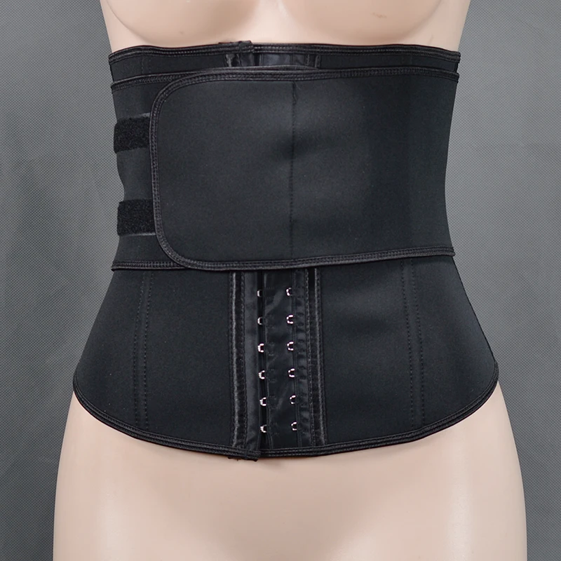 Sweat Waist Trainer Corrective Vest Rubber Corset Velcro Shapewear Tummy Control fajas Belt Slimming Body Shaper Bustiers