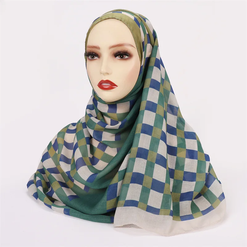 Neue muslimische Modal Hijab Rayon Schals für Frauen Plain Schal große Größe Kopftuch Wraps islamischen Turban Stirnband