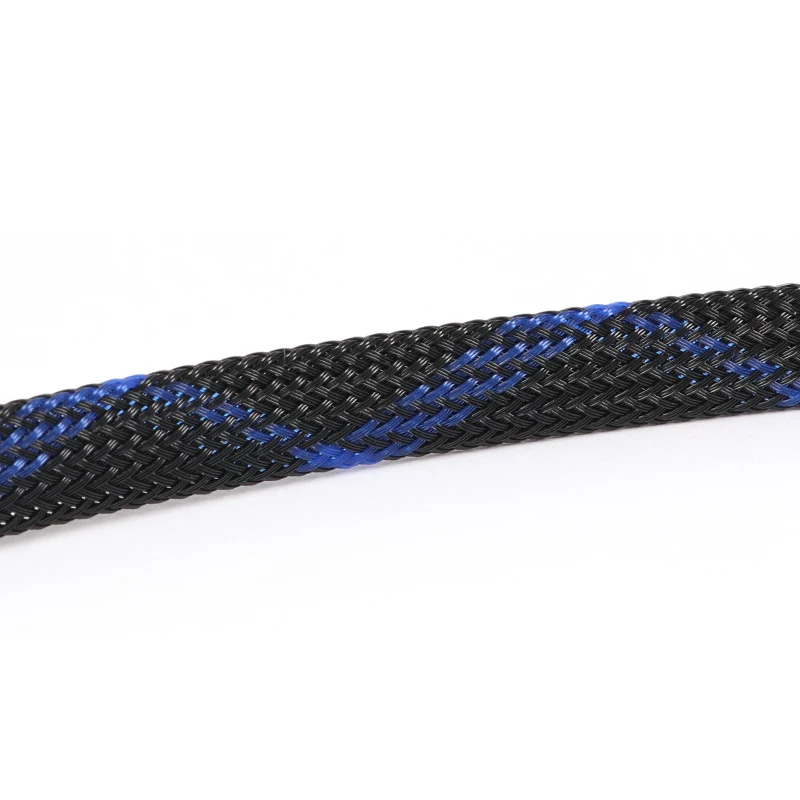 Multicolor PET Insulated Braid Sleeving for Cables