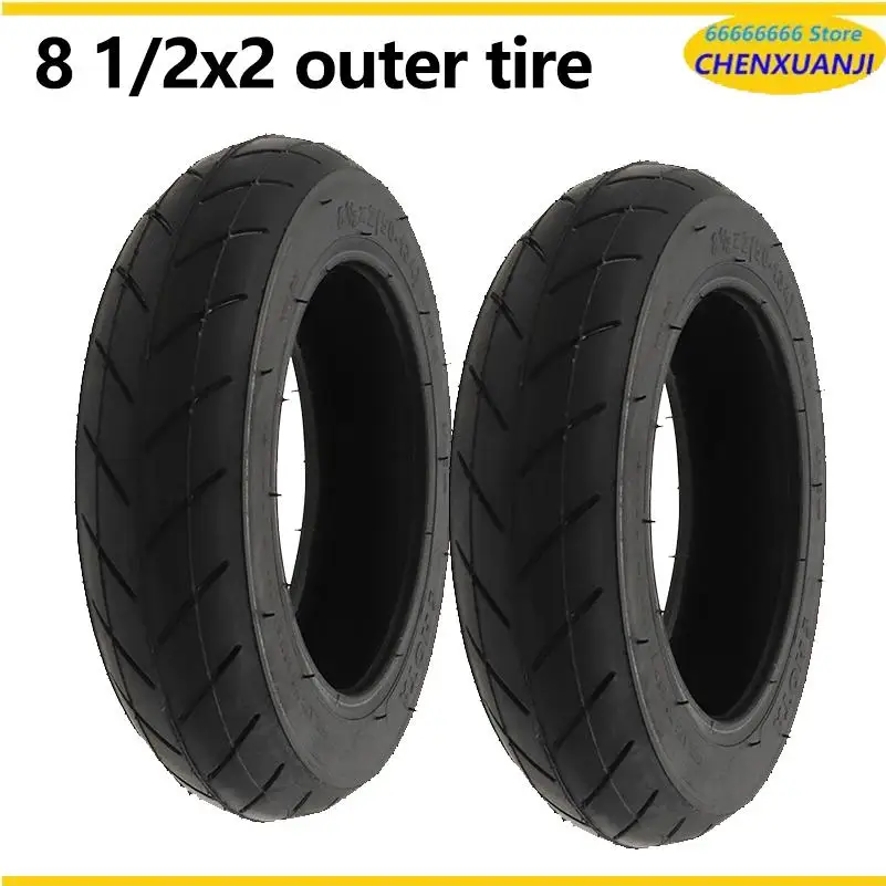 Pneu extérieur de 8,5 pouces 8 1/2x2 (50-134), chambre à air gonflable 8,5x2 pour trottinette électrique légère, pièces de rechange pour pneus de poussette pour bébé