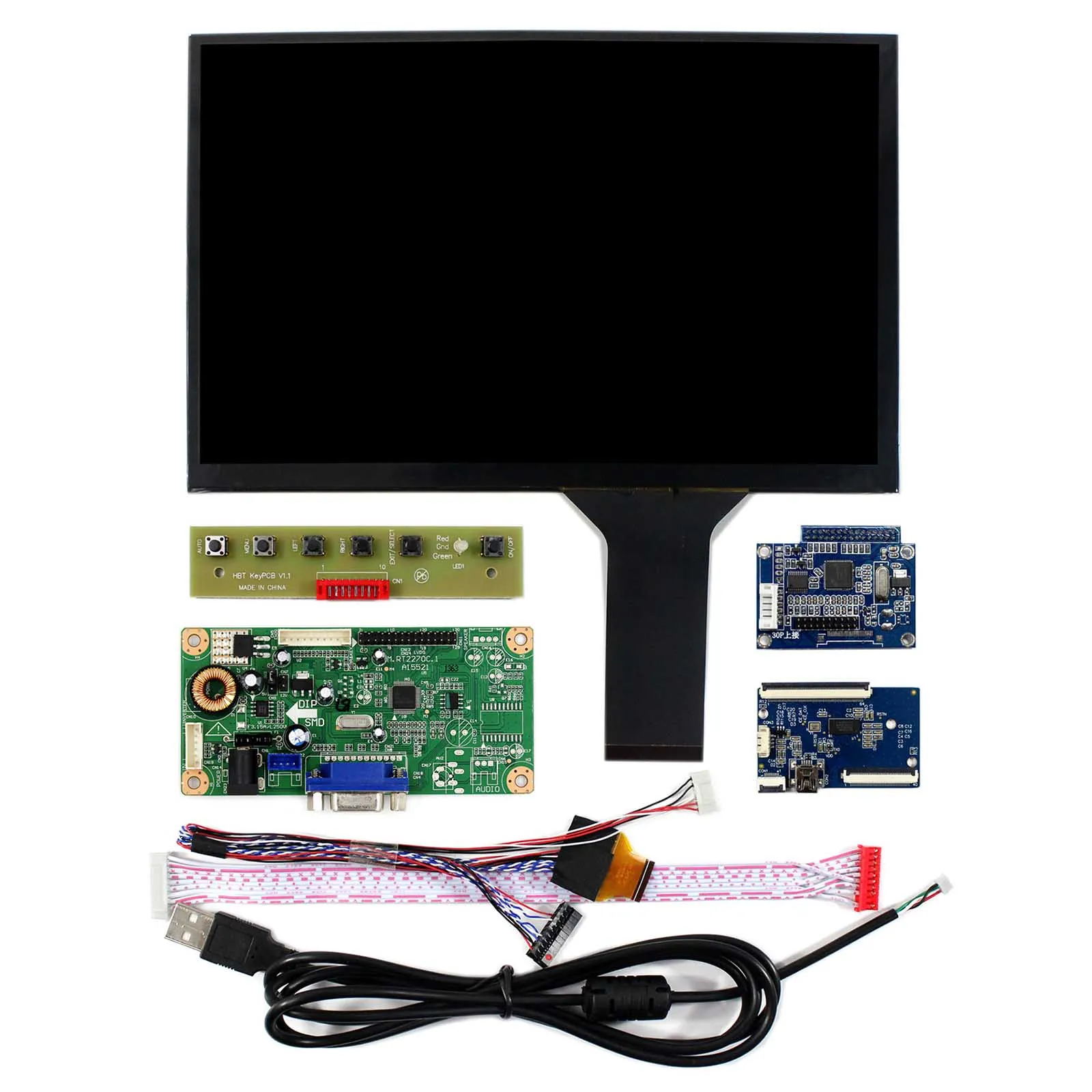 VGA LCD Controller Board 10.1inch 1920X1200 B101UAN01.A With Capacitive Touch Screen