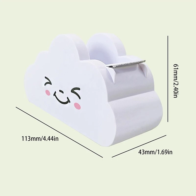 Schattige Wolk Plakband Sticker Cutter Washi Tape Opslag Organizer Tape Dispenser Snijder School Kantoorbenodigdheden Stationair