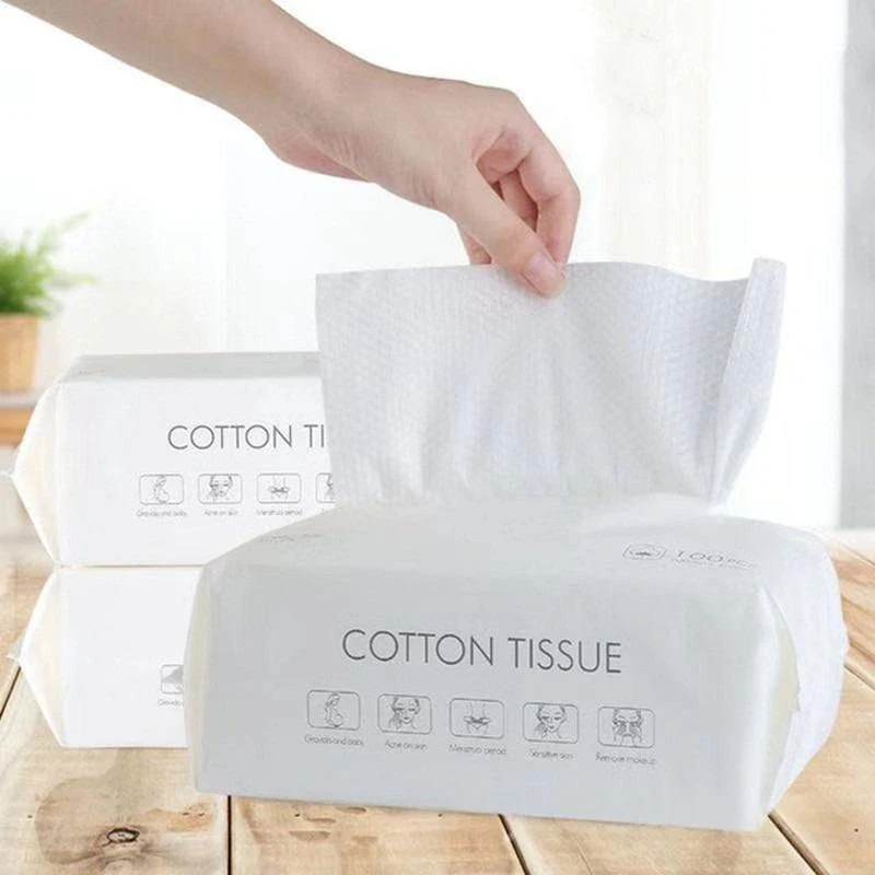 50/100Pcs Soft Cotton Towel Disposable Face Towels Make Up Tissue Disposable Cotton Towel for Beauty Salon Skin Care YCXMJ02