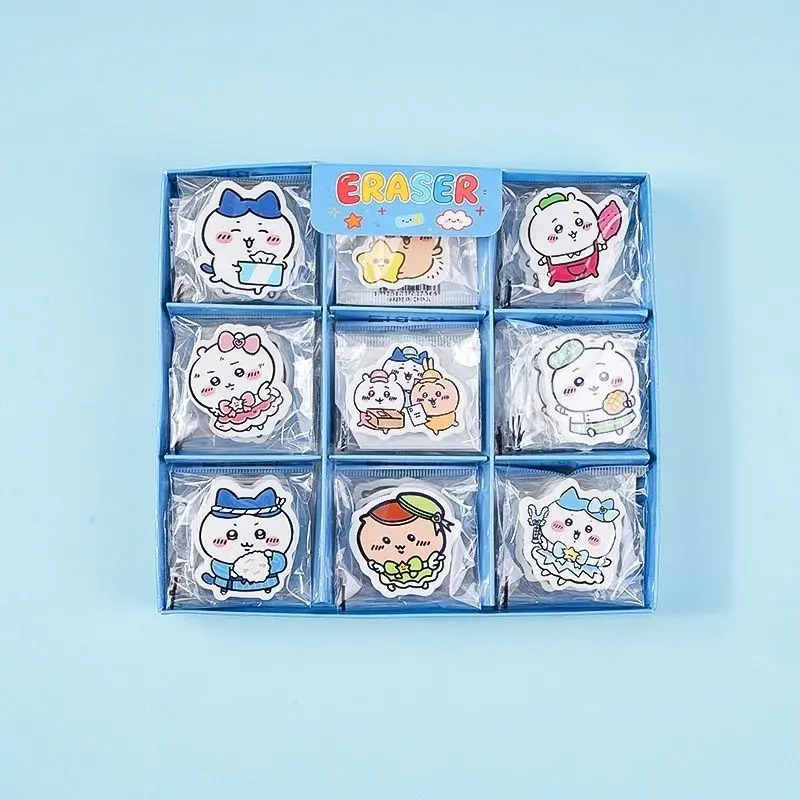 Gomme à effacer Chiikawa, design mignon, efface propre avec peu de résidus, idéale pour les étudiants pour écrire et corriger leurs erreurs, un excellent cadeau.