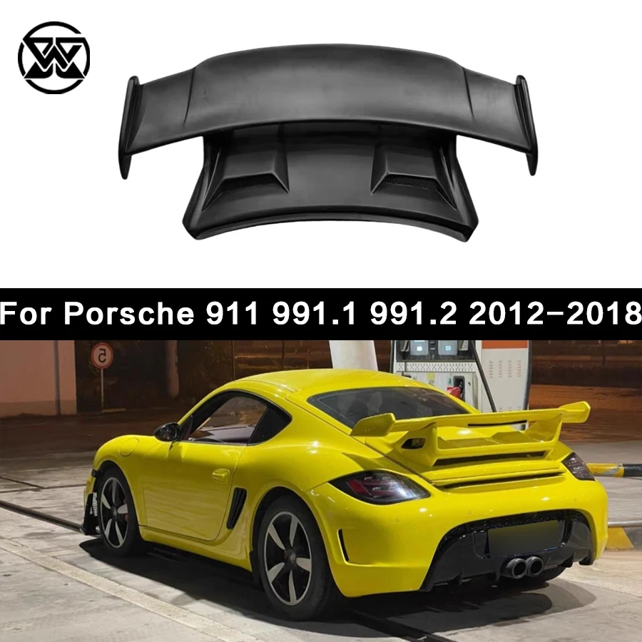 

Автомобильный сплиттер заднего крыла для Porsche 911 991.1 991.2 2012-2018, спойлер задней крышки багажника из углеродного волокна, диффузор заднего крыла, автозапчасти