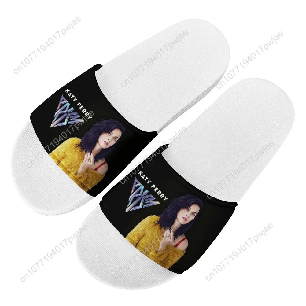 Katy Perry Singer Slippers Home Water Shoes Mens Womens Summer Slipper Retro street Indoor Outdoor Custom Beach Pool Sandals 2