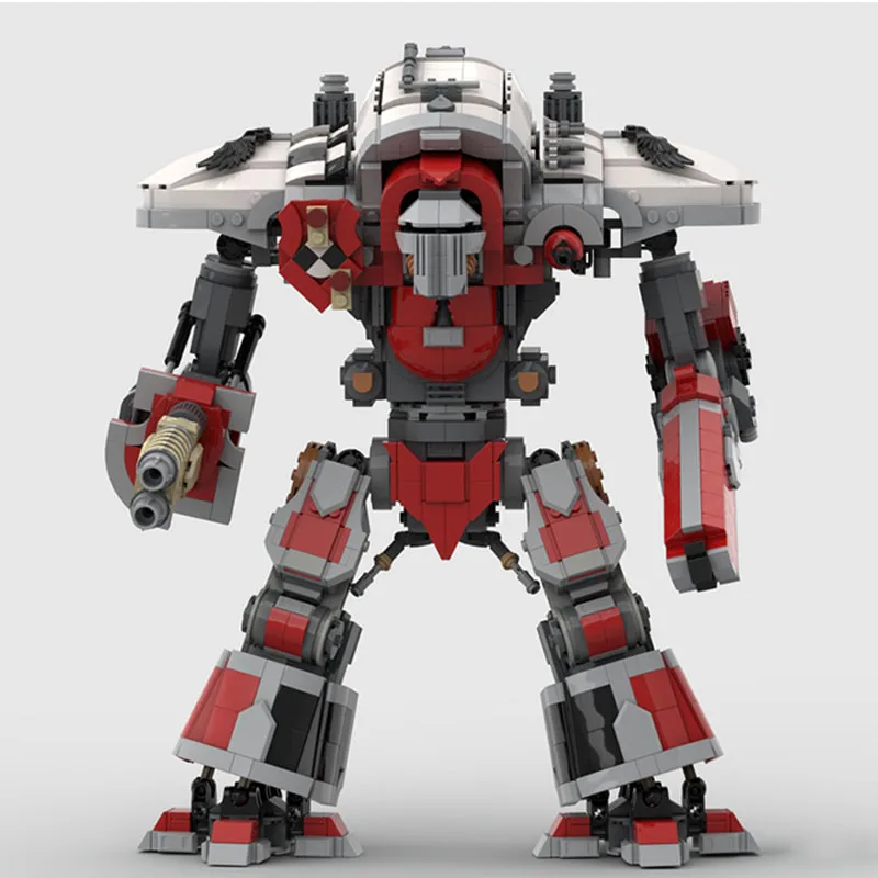 2123PCS NEW Imperial Knight Space Marine Mech Popular Games Hammer Battle 40K Model MOC Building Blocks Bricks Toy Boy Kids Gift