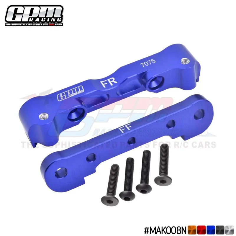 

GPM Alu 7075 Front Suspension Mount AR330378+AR330379 For 1/8 KRATON 6S NOTORIOUS Outcast Typhon 1/7 MOJAVE LIMITLESS MAK008N