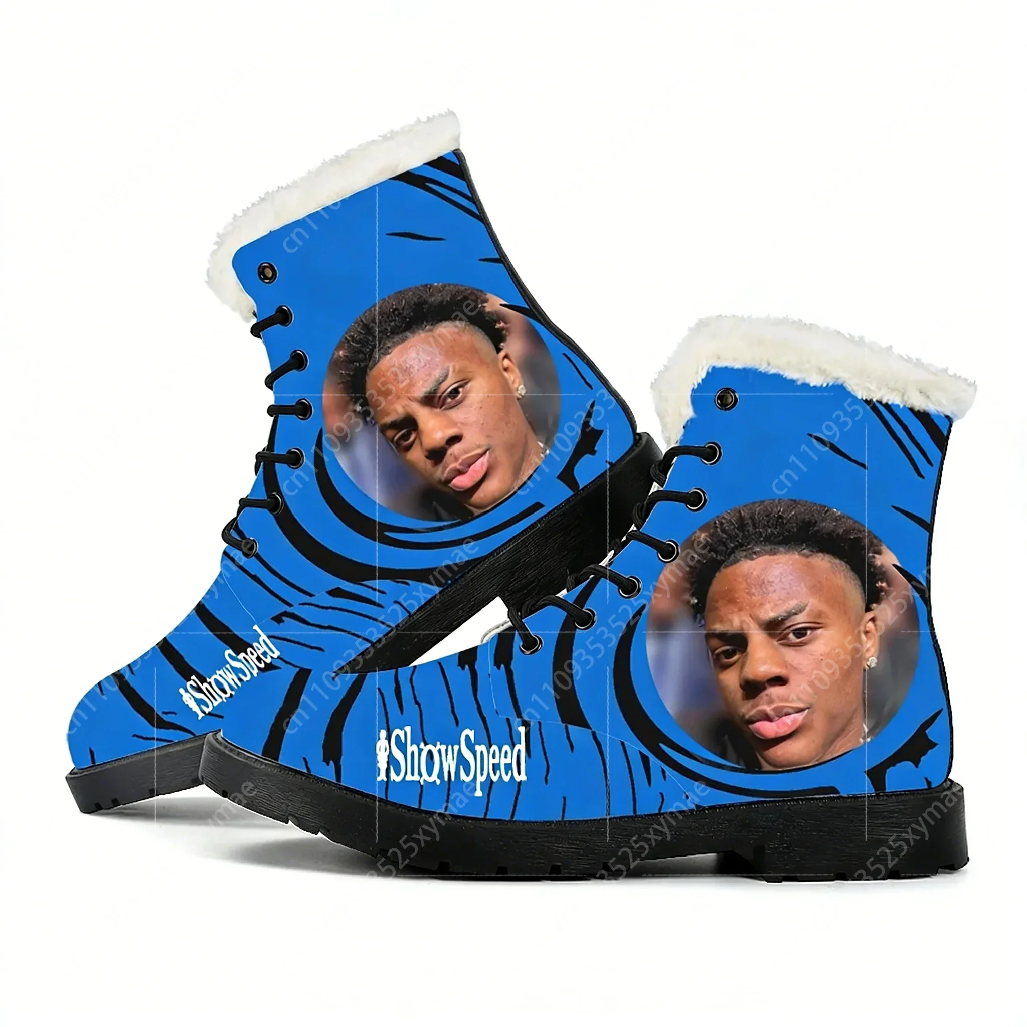 IShowSpeed American Rap Singer Plush Boots Men Women Teenager Shoes Casual Boot Outdoor Lightweight High Quality Couple Shoe