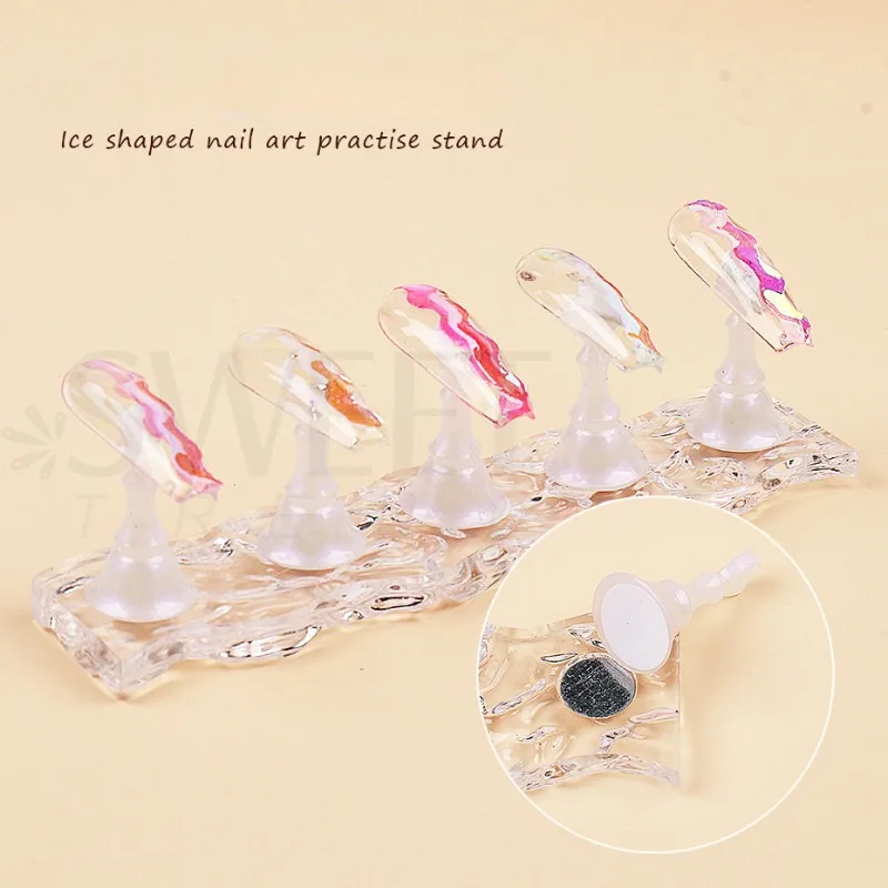Aurora Magnetic Nail Practice Display Stand, Nail Polish Display Tools (Used for Displaying Nail Polish and Nail Stickers