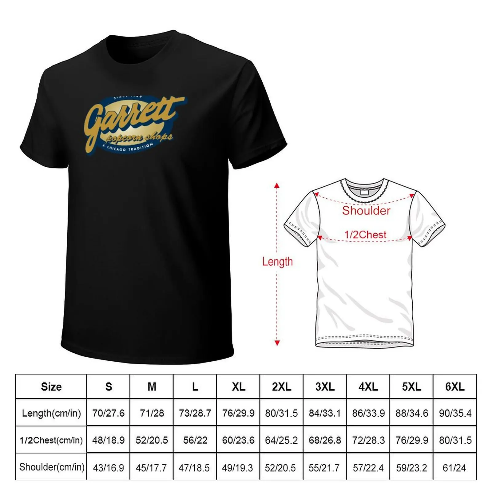 GARRET POPCORN SHOPS T-Shirt t shirt man casual T-Shirt