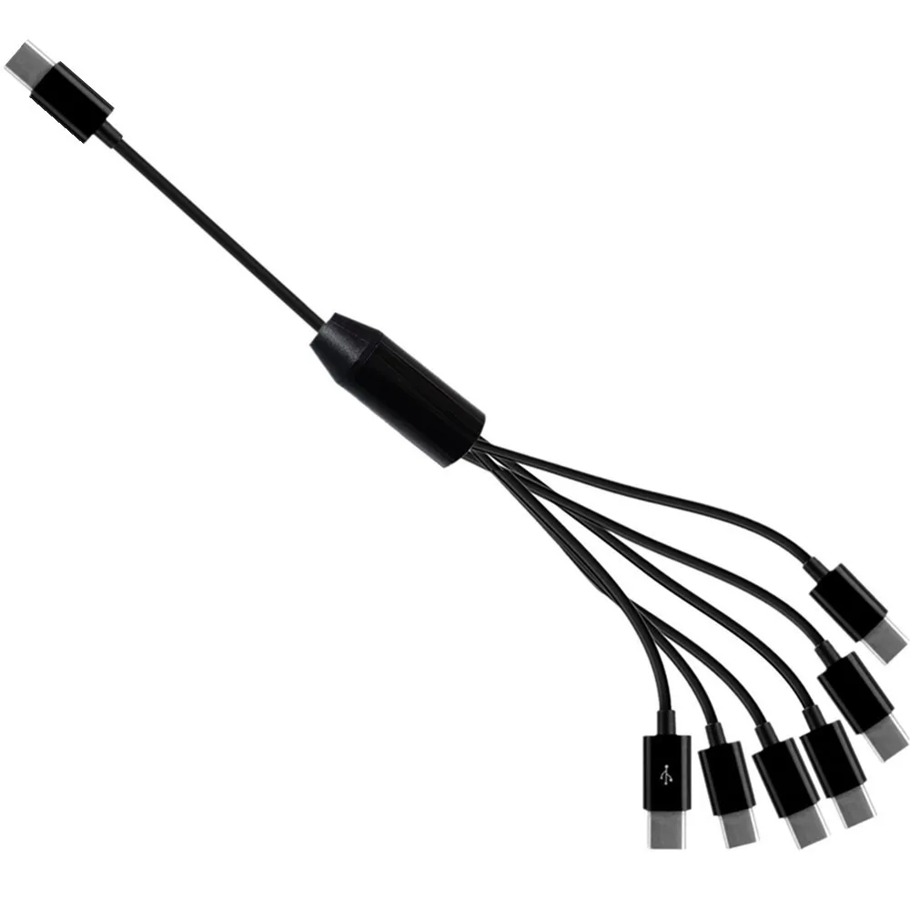 USB 2.0 Type type-c to 2/3/4/6 type-c Male Splitter Y Data Sync and Charge Connector Adapter Cable 0.5m/1.5m/2m