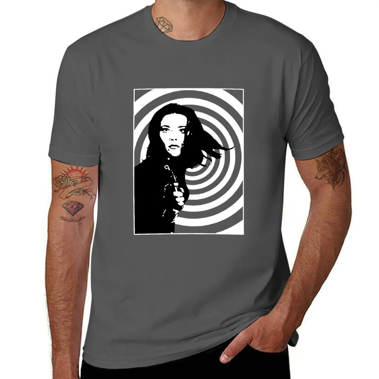 

Diana Rigg Is Emma Peel T-Shirt essential t shirt t shirts for man cotton funny T-Shirt
