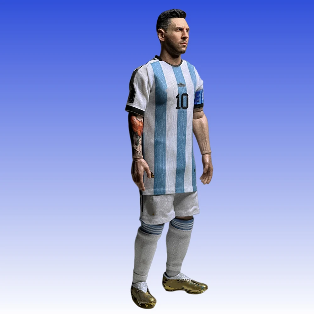 子供のためのメッシのアクションフィギュア,代表チームバージョン,サッカーの伝説の像,収集可能なおもちゃ,誕生日プレゼント,1:6