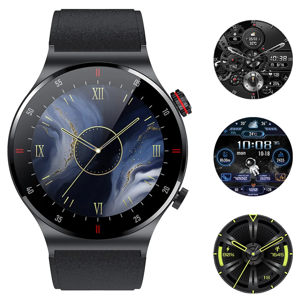 For ASUS 5/6/Max/zenfone 2022 Wireless Charging Smartwatch Bluetooth Calls Watches Men Women Fitness Bracelet Custom Watch Face