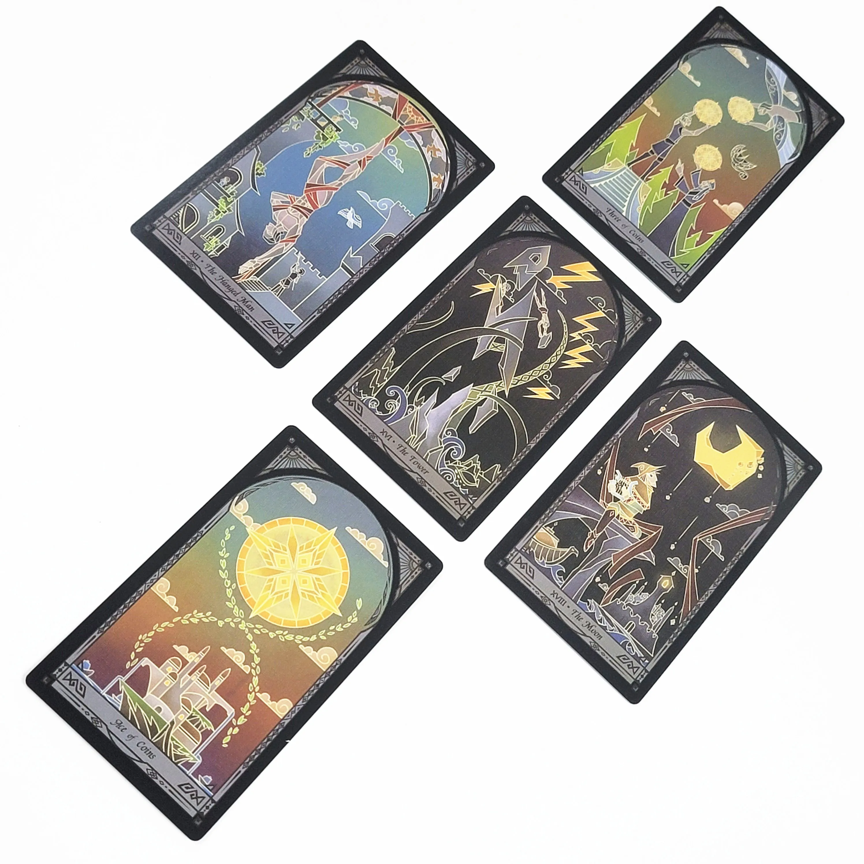 Broken Mirror Tarot Deck, 78 Tarot Cards with Guidebook for Beginners - Standard Size 12*7cm