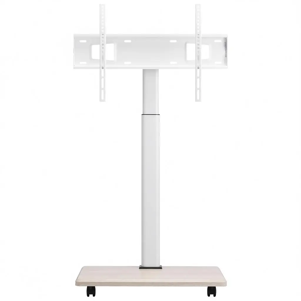 Rolling TV Stand, Mobile TV Cart for 32-70 Inch Screens, 25 Left-Right Rotation and Height Adjustable TV Mount on Wheels, Ho